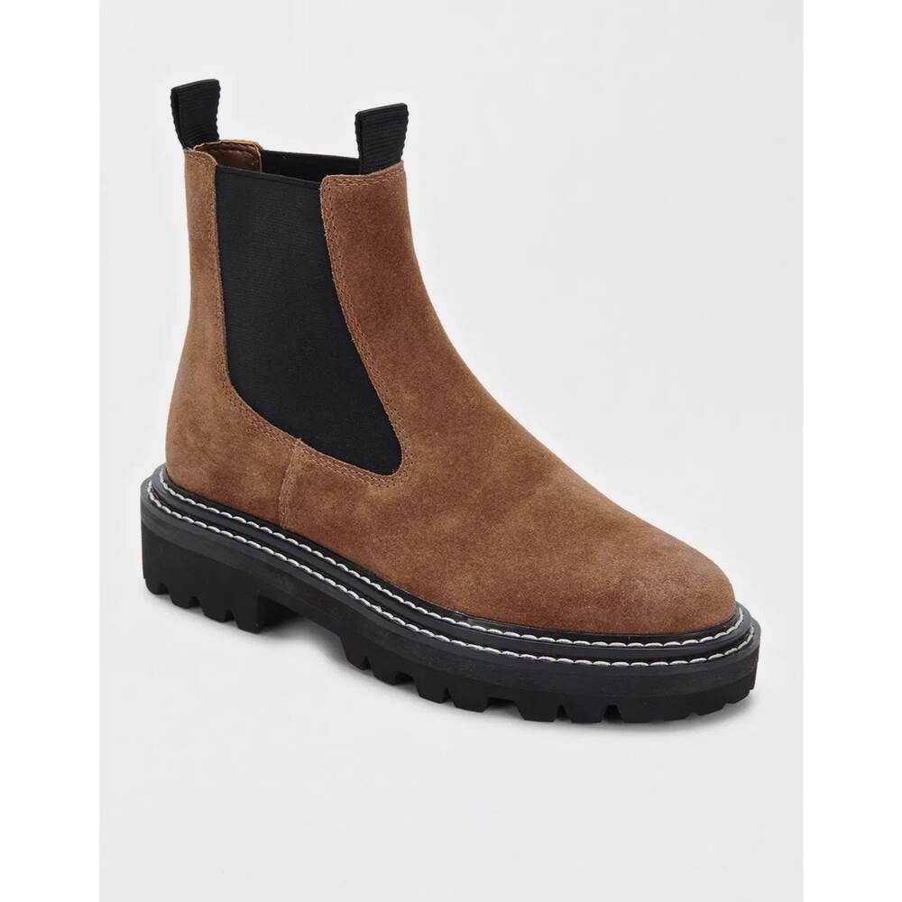 Dolce Vita Moana Chelsea Boot Cognac Brown Womens Size 8.5